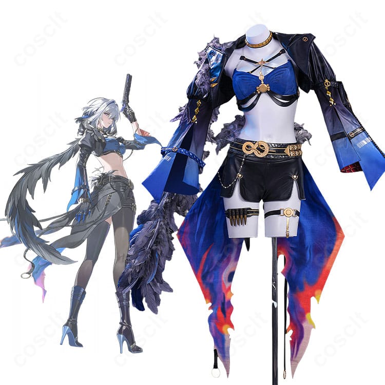 『鳴潮』ガルブレーナのコスプレ衣装を着用したキャラクターイメージと全身スタイリング
