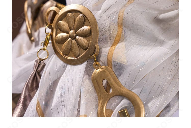 『鳴潮』ユーノ衣装の細部デザイン。華やかなファンタジー調パーツを確認できる写真