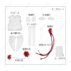 鳴潮 フローヴァ コスプレ衣装｜白ドレス風と花飾りで撮影・イベントに映える一着 - 5枚目の画像（サムネイル）