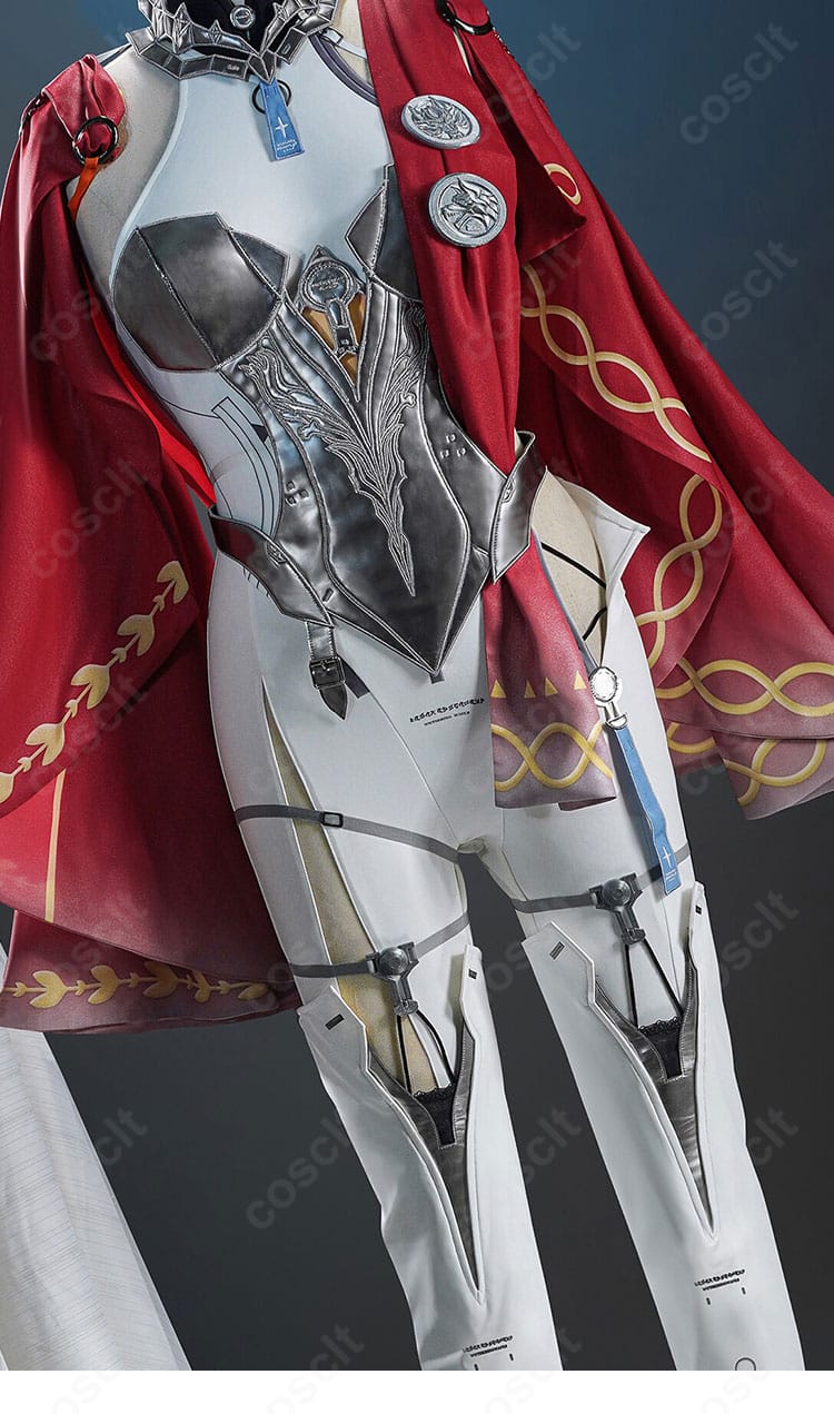 鳴潮 ルパ コスプレ衣装の右側装飾ディテール、立体的なアクセサリーパーツを写した画像