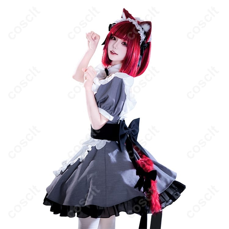 【推しの子】有馬かな 猫メイドver.コスプレ衣装｜軽やかな着心地で撮影・イベントに映える - 2枚目の画像