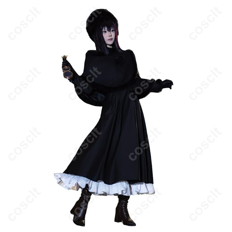 魔法使いの夜×FGO 久遠寺有珠 コスプレ衣装｜上品なケープドレスで撮影映え - 3枚目の画像
