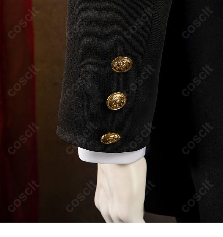 雲雀恭弥 制服Ver.コスプレ衣装のジャケット袖口ディテール
