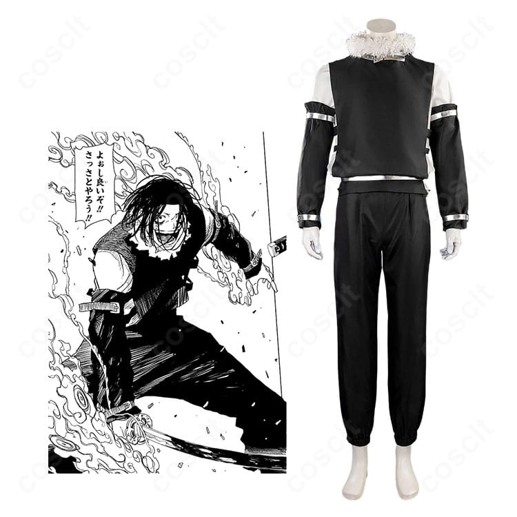 『カグラバチ』双城厳一のキャラクターイメージとコスプレ衣装の比較