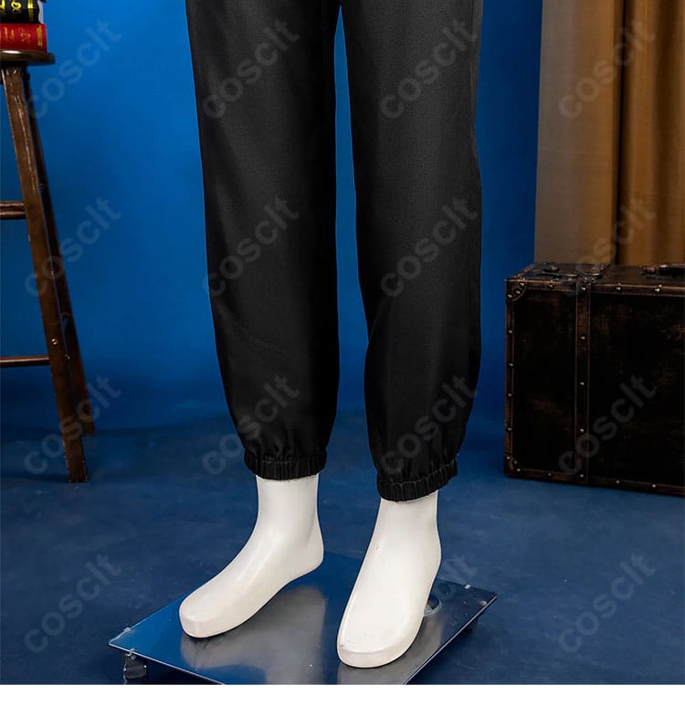 双城厳一コスプレ衣装パンツの装飾ディテールとシルエット