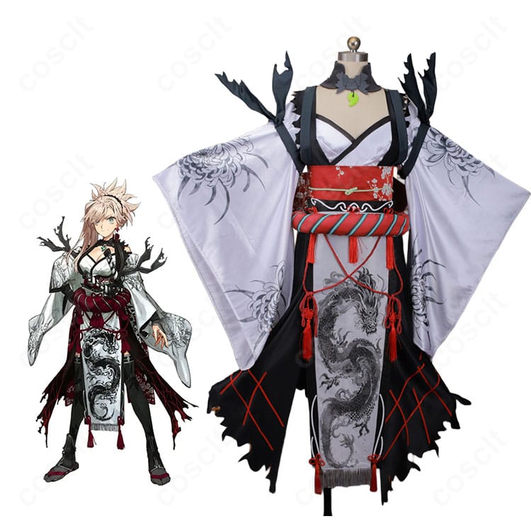 Fate/Samurai Remnant バーサーカー・宮本武蔵のコスプレ衣装を着用したキャラクター全体イメージ