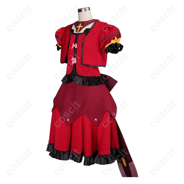 魔法少女リリカルなのはA's ヴィータ騎士服ver. コスプレ衣装｜撮影に映える華やかセット - 2枚目の画像