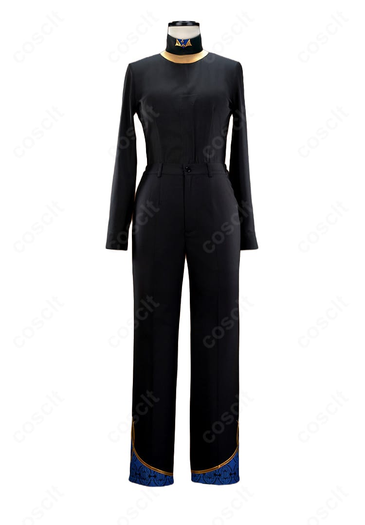 衣更真緒Selectコスプレ衣装の長袖ジャケットとパンツの生地・装飾ディテール
