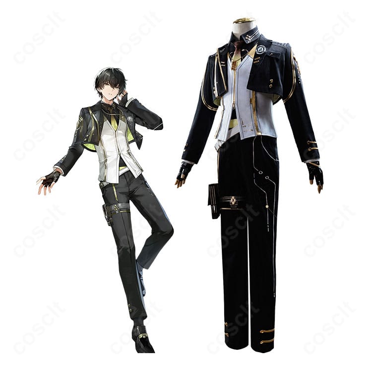 『鳴潮』漂泊者(男性)「永遠に輝く星明かり」コスプレ衣装のキャラクター着用イメージと全身デザイン