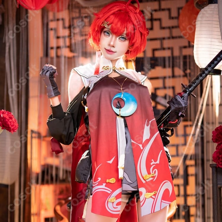 鳴潮 丹瑾 コスプレ衣装｜侠客風の高コントラストを再現、撮影会・イベントに映える一着 - 3枚目の画像