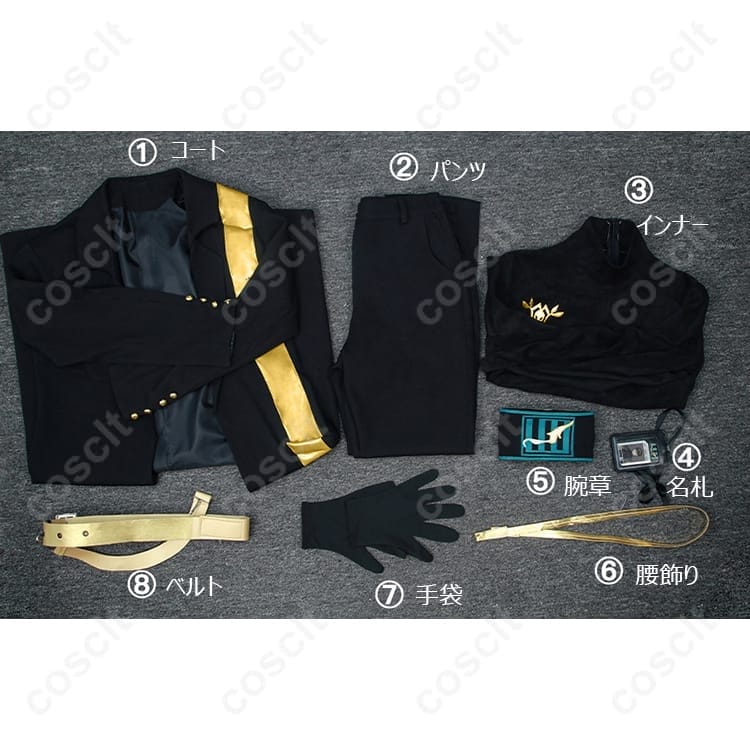 Limbus Company ヴェスパ・クラブロ コスプレ衣装｜再現度重視のクールなフィクサー風セット - 5枚目の画像