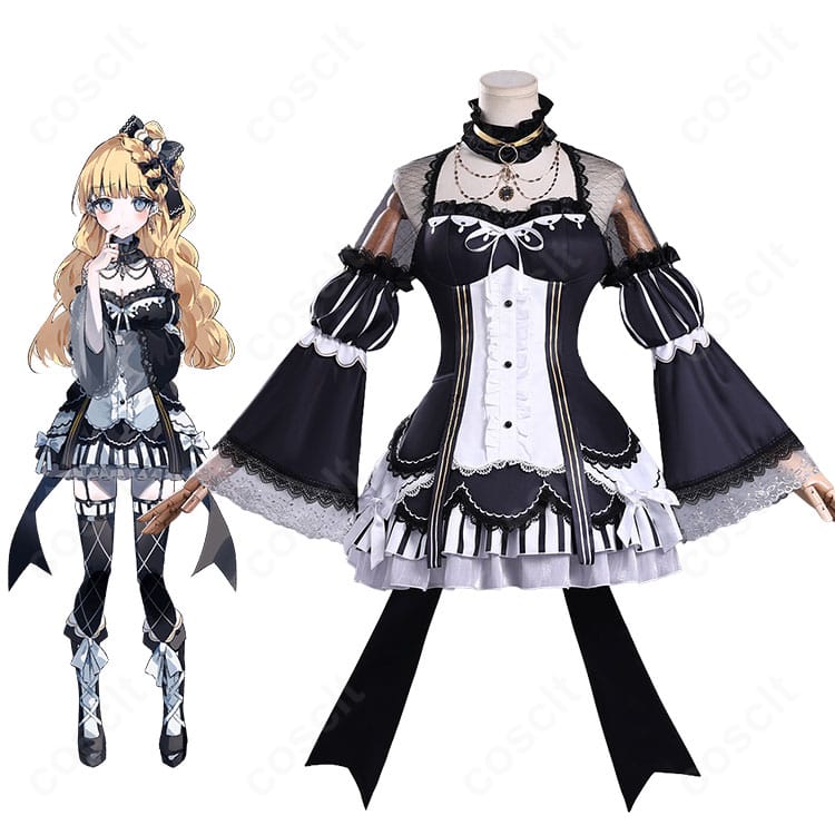 『魔法少女ノ魔女裁判』佐伯ミリアのコスプレ衣装を着用したキャラクターイメージと全身コーディネート