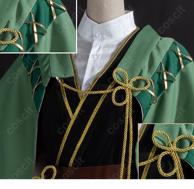 ウェンティ コスプレ衣装に付属する細紐装飾のディテール
