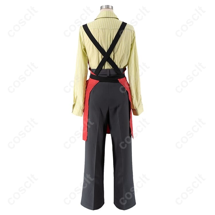 スーパーの裏でヤニ吸うふたり 山田 コスプレ衣装｜店員制服を再現した爽やか5点セット - 2枚目の画像