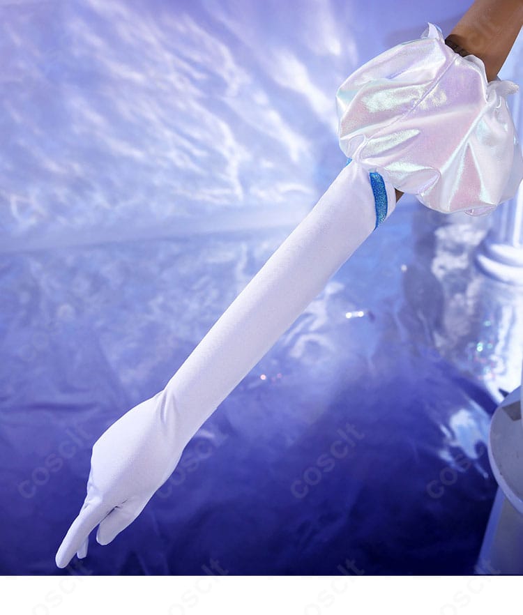 超絶最かわてんしちゃん コスプレ衣装のアームカバーと手袋装飾ディテール
