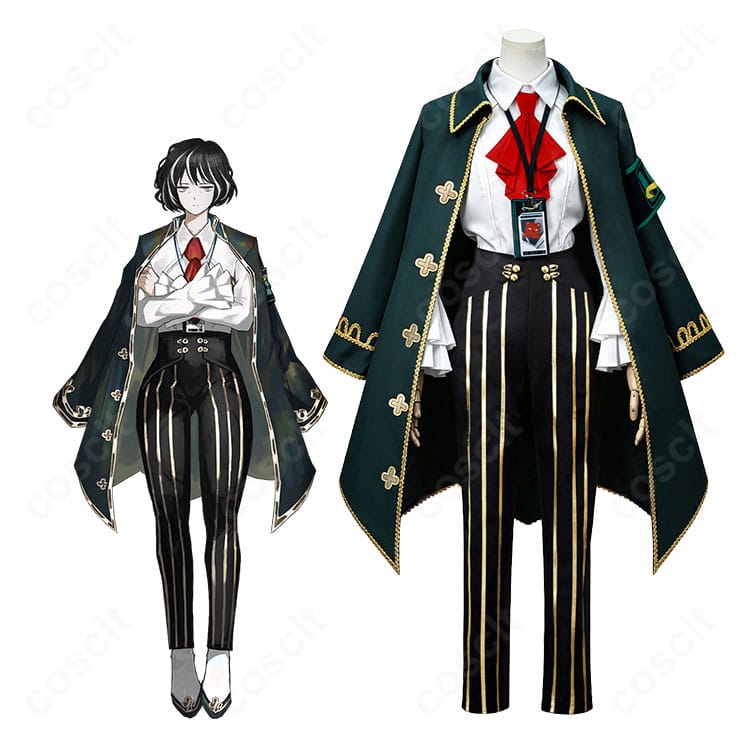 Limbus Company モーゼスのねじれ探偵デフォルト衣装を着用したキャラクターイメージと全身コーディネート