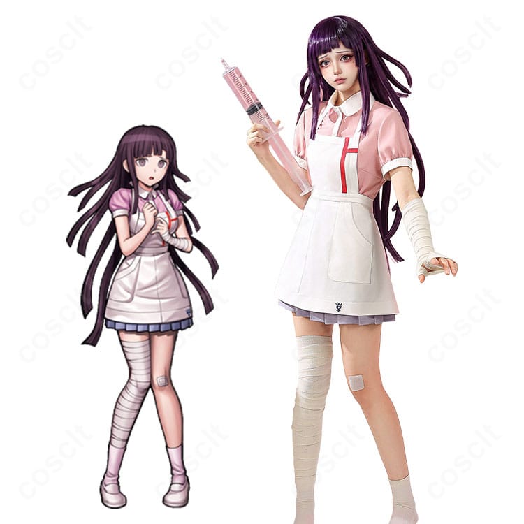 『スーパーダンガンロンパ2 さよなら絶望学園』罪木蜜柑のナース制服コスプレ衣装を着用した全身イメージ