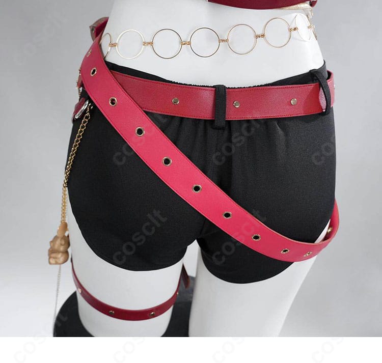 宝鐘マリン コスプレ衣装のショートパンツ背面ディテール