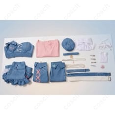 ホロライブ さくらみこ miComet第二弾コスプレ衣装｜撮影映えする上品ブルーセット - 4枚目の画像（サムネイル）
