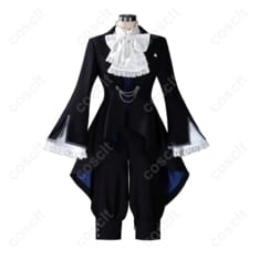 黒執事 シエル・ファントムハイヴ コスプレ衣装｜上品な黒装で撮影・イベントに映える一着 - 1枚目の画像（サムネイル）