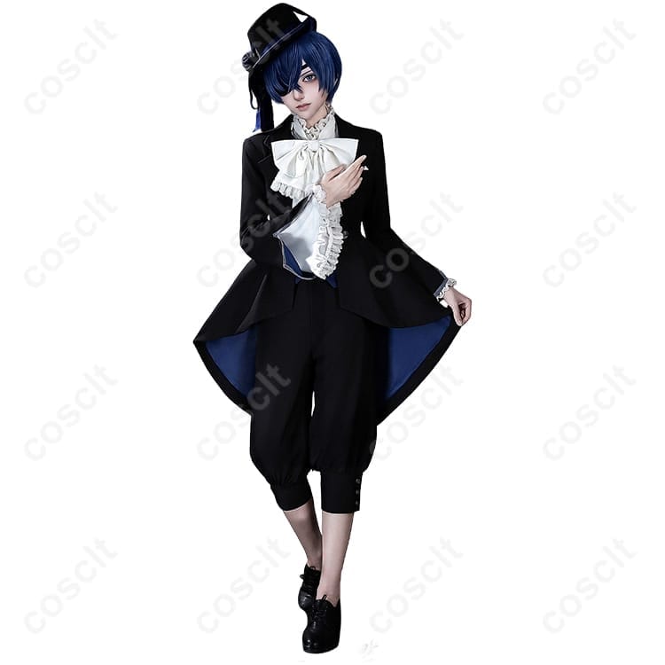 黒執事 シエル・ファントムハイヴ コスプレ衣装｜上品な黒装で撮影・イベントに映える一着 - 6枚目の画像