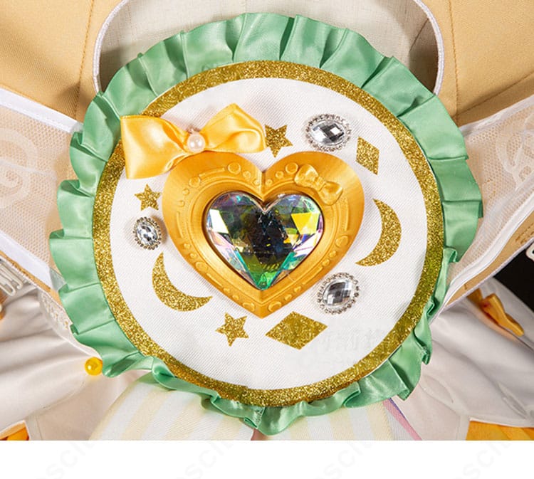 プリパラ 真中らぁら コスプレ衣装の立体的な装飾パーツ詳細