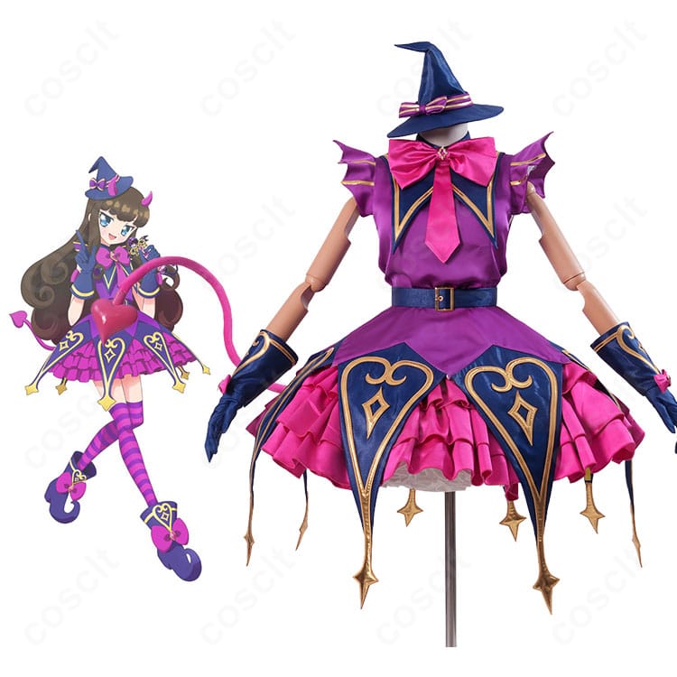 『プリパラ』黒須あろまのホリックトリッククラシックサイリウムコーデを着用したキャラクターイメージと衣装全体