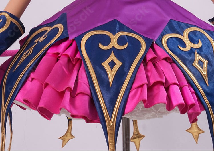 黒須あろま 悪魔風ステージ衣装のスカート裾装飾を拡大した画像