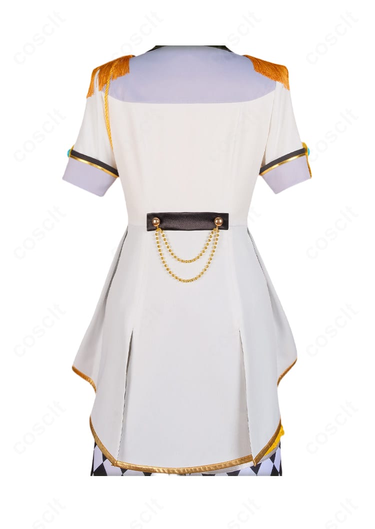 プロセカ 鏡音レン 希望のメッセンジャー衣装の背面。ジャケットとパンツの後ろ姿を確認できる画像