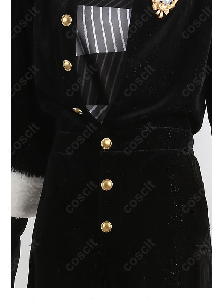 エース・トラッポラ ナイトメアークーリエ衣装の腰まわり装飾