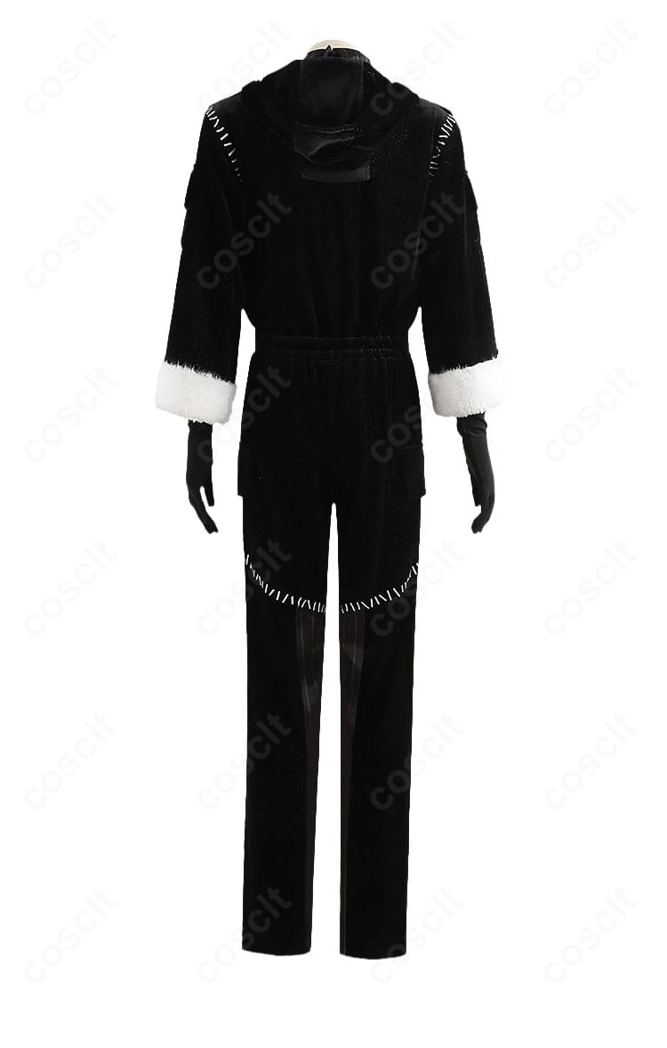 エース・トラッポラ ナイトメアークーリエ コスプレ衣装の背面デザイン