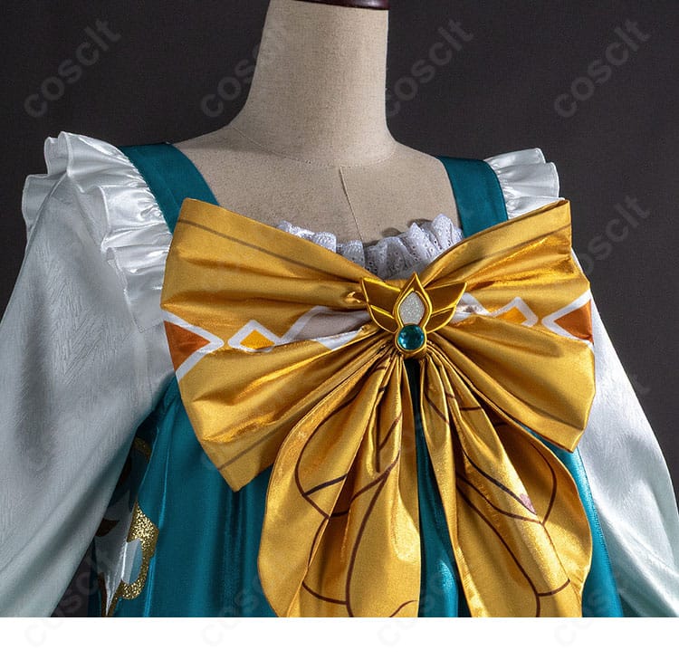 ホタル 女子寮シリーズ コスプレ衣装の胸元に付いた蝶結び装飾のディテール