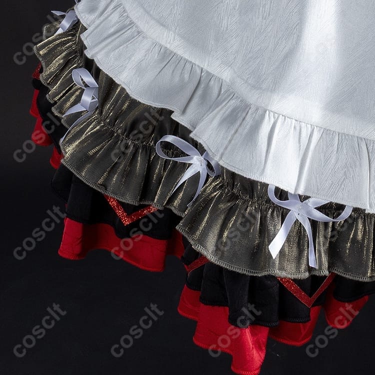 鳴潮 朽葉千咲 墜夢奇境 コスプレ衣装｜小物付きメイド風フリルセット - 4枚目の画像