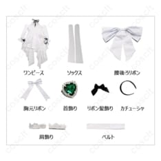 学園アイドルマスター 葛城リーリヤ ときめきエモーション コスプレ衣装｜撮影に映える白ワンピース - 5枚目の画像（サムネイル）
