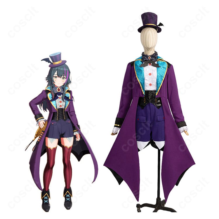 『学園アイドルマスター』月村手毬の仮装狂騒曲コスプレ衣装を着用したキャラクターイメージと全身コーディネート