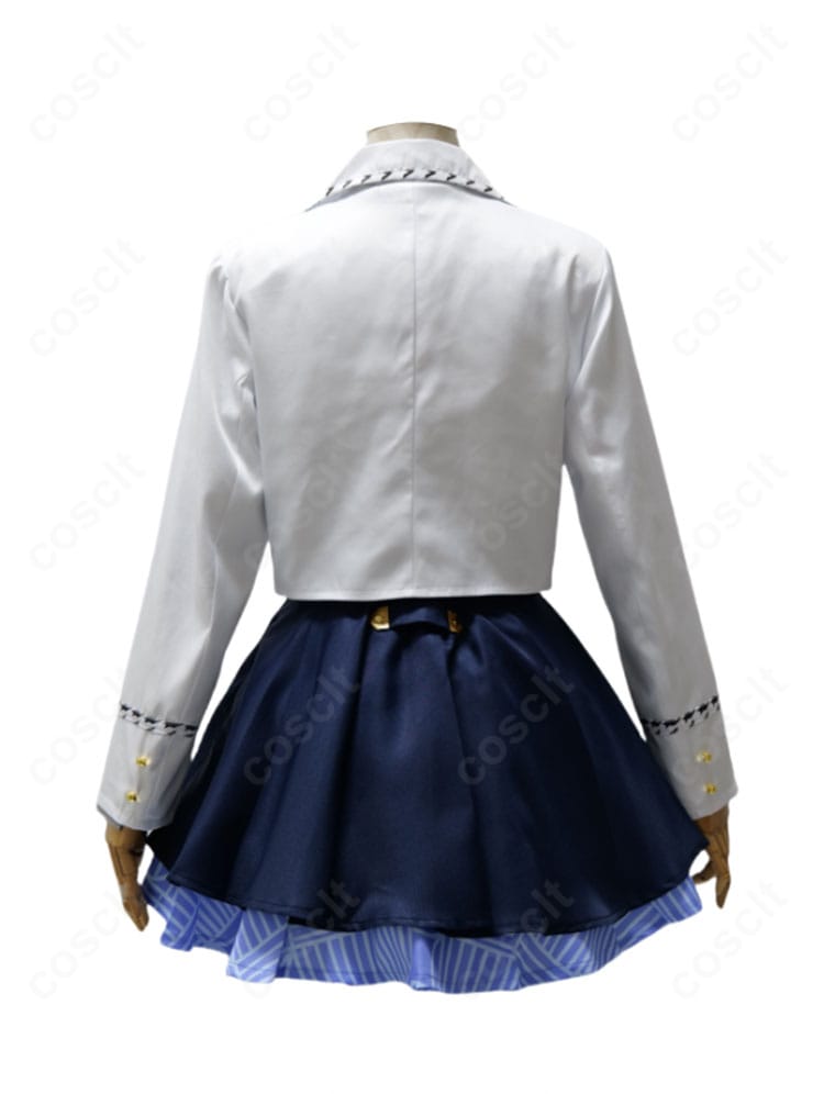 十王星南 初星学園制服コスプレ衣装のジャケットとスカート背面