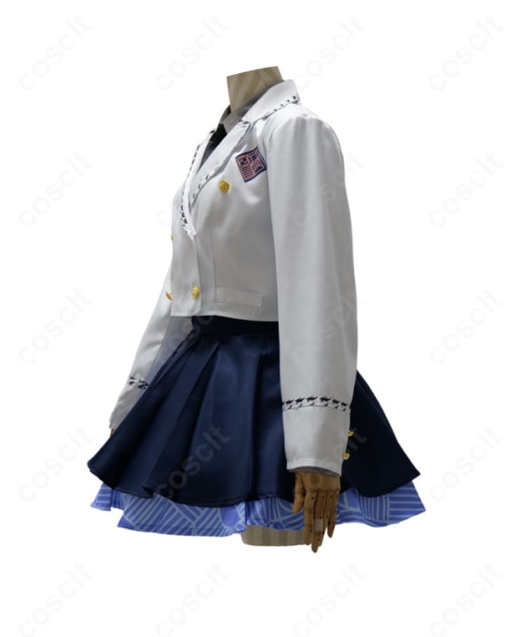 学園アイドルマスター 十王星南 制服コスプレ衣装のサイドシルエット