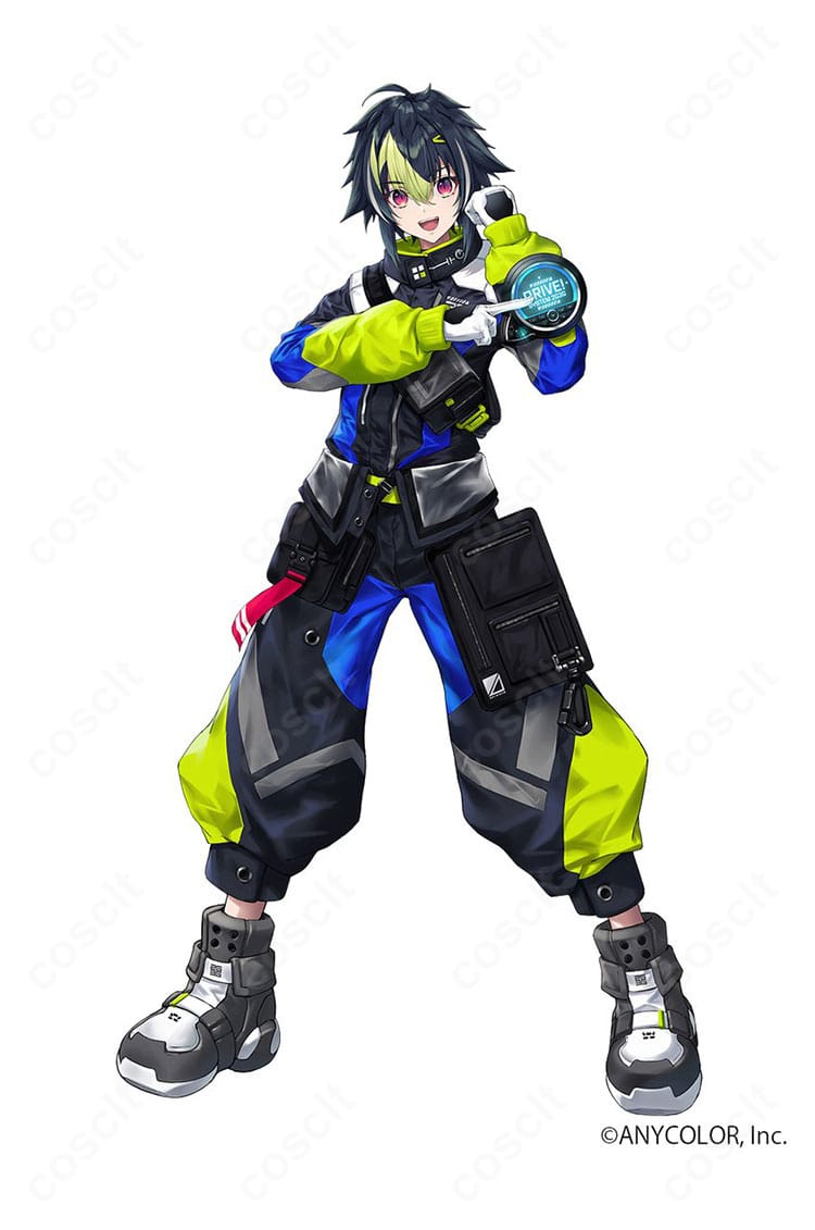 にじさんじ 伊波ライ 通常衣装のコスプレ衣装を着用したキャラクター全身イメージ