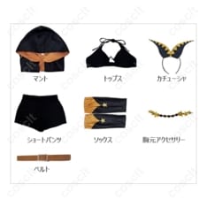 Re:ゼロから始める異世界生活 シャウラ コスプレ衣装｜軽やかで撮影に映える黒橙スタイル - 5枚目の画像（サムネイル）