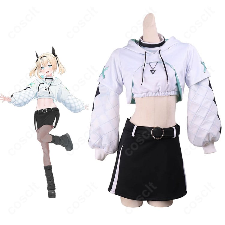 hololive 風真いろは ポップダンス衣装Ver.のキャラクターイメージとコスプレ衣装全身