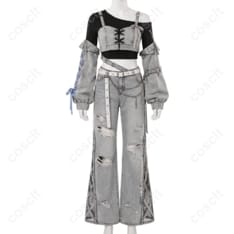 ホロライブ 星街すいせい miCometブランド第二弾コスプレ衣装｜軽やかで撮影映えする6点セット - 1枚目の画像（サムネイル）