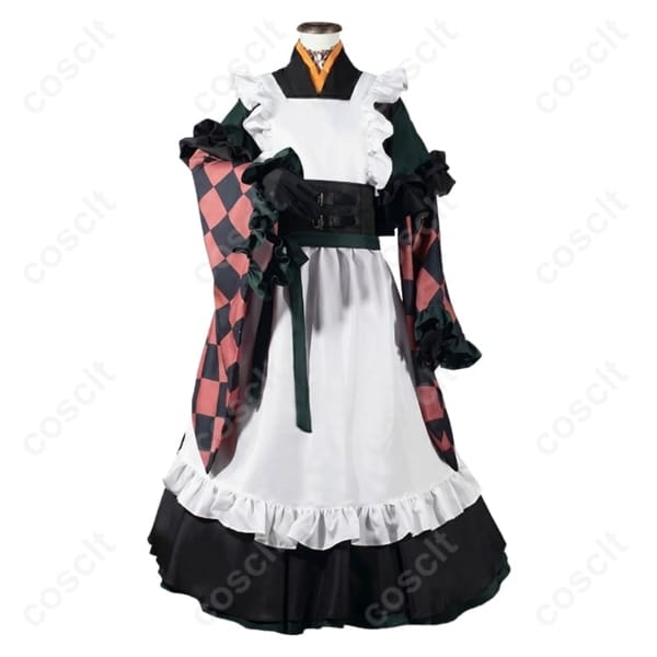 ホロライブ 儒烏風亭らでん メイド服コスプレ衣装｜撮影に映える上品な10点セット