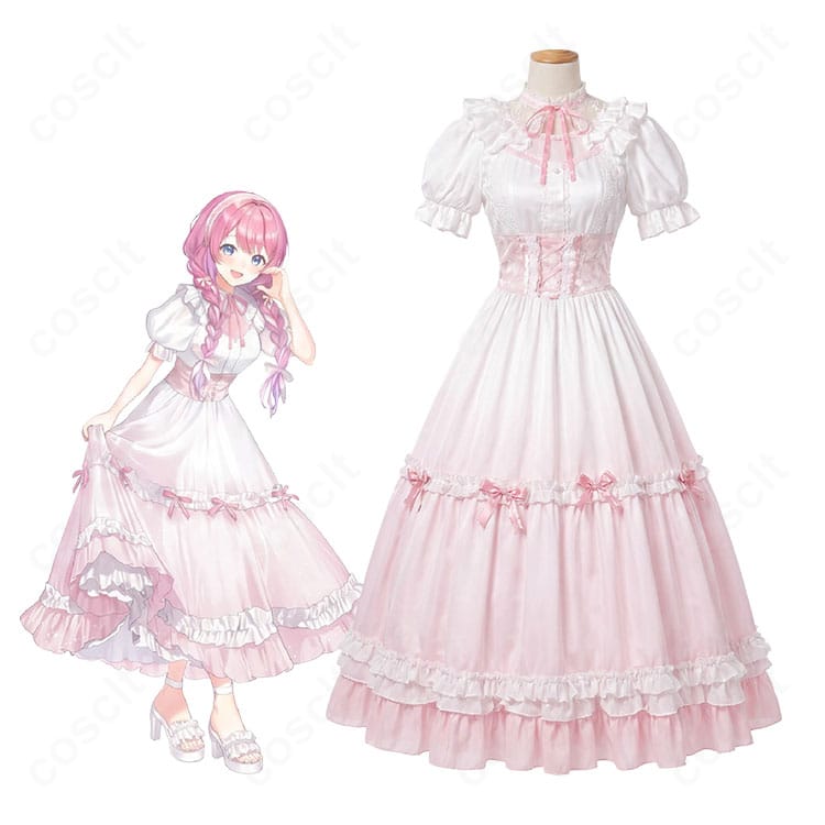 にじさんじ 倉持めると andGALLERYコラボ衣装のキャラクターイメージと全身コスプレ衣装