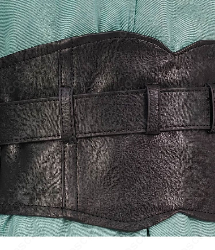 サファイア 変身前Ver.コスプレ衣装の腰封装飾のディテール
