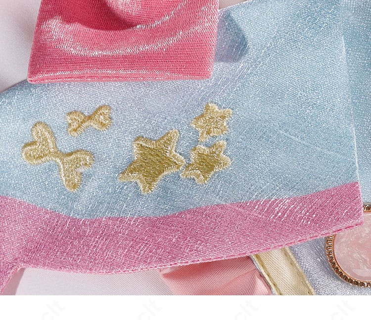 矢澤にこ ビッグストロベリー♡ 覚醒後Ver.衣装に施された刺繍装飾のクローズアップ