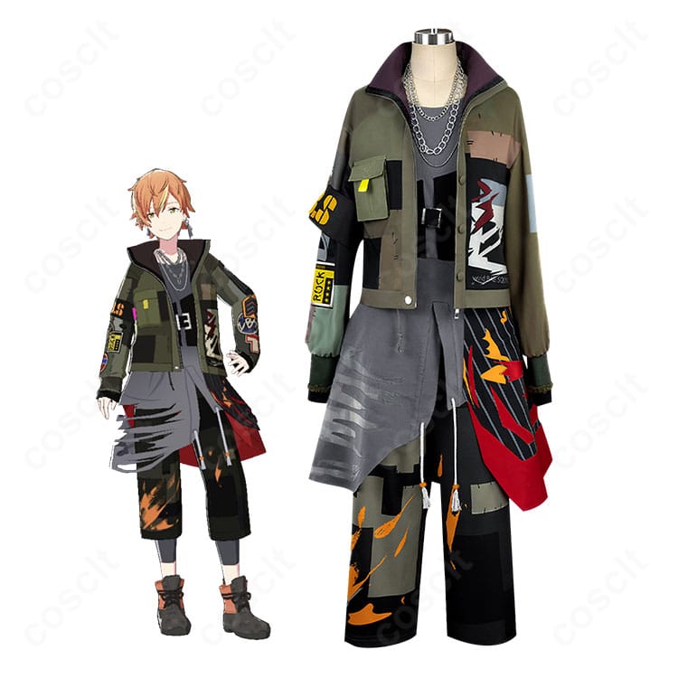プロジェクトセカイ 東雲彰人 V.B.S SURVIVORコスプレ衣装の全体イメージとキャラクター衣装デザイン