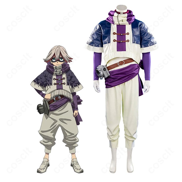 『ガチアクタ』フウ・オロストルのキャラクターイメージとコスプレ衣装の全身イメージ