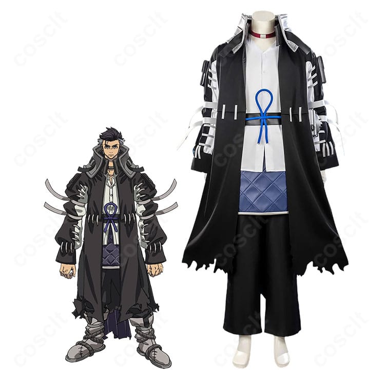 『ガチアクタ』ゾディル・テュフォン通常衣装Ver.の人物着用イメージとコスプレ衣装全体