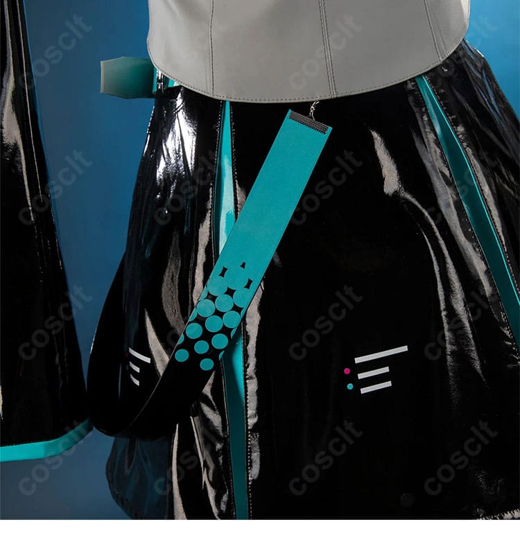 初音ミク V6 コスプレ衣装の腰元に付けるベルトと掛け飾りのディテール