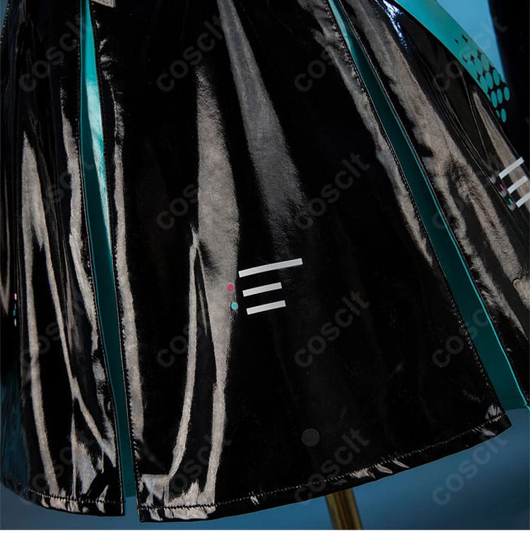 初音ミク V6 コスプレ衣装のスカート裾装飾のディテール